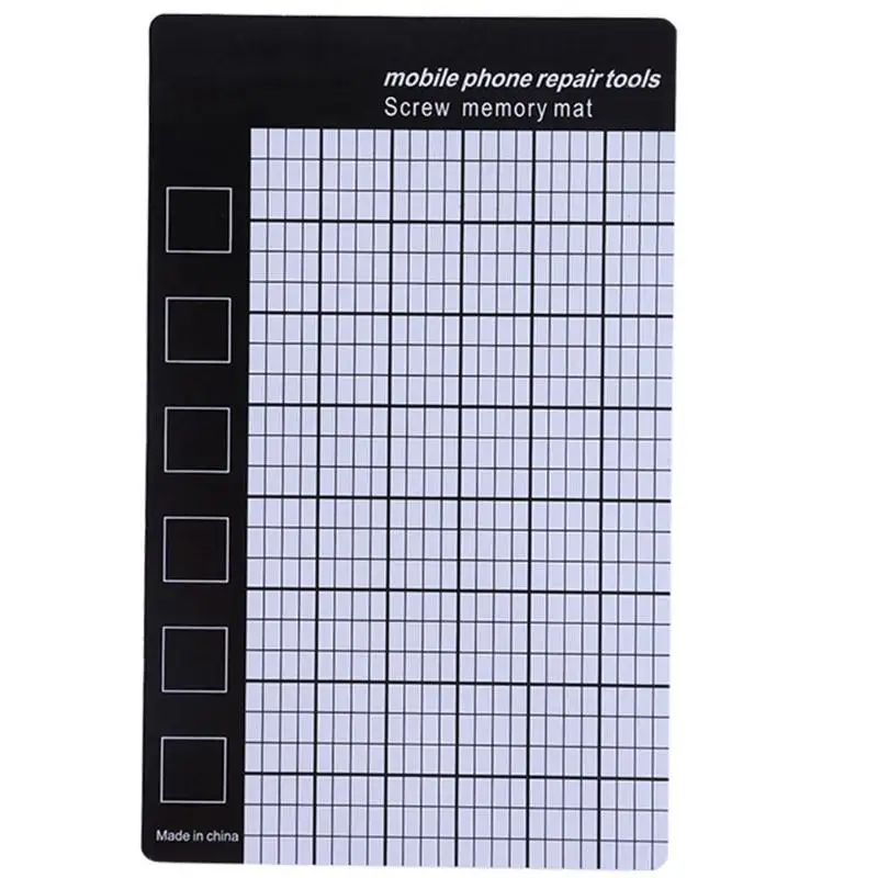 

145x90mm Magnetic Screw Mat Memory Chart Work Pad Mobile Phone Repair Tools