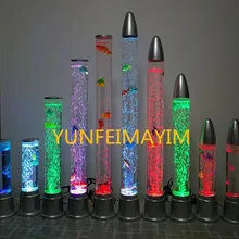Jellyfish lamp Water column light Feng Shui column Colorful automatic color change