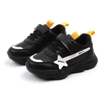

Children Sport Shoes Leather Boys Girls children good quality casual shoes Sneakers Comfortable Kids Flats Shoes Size 21-30