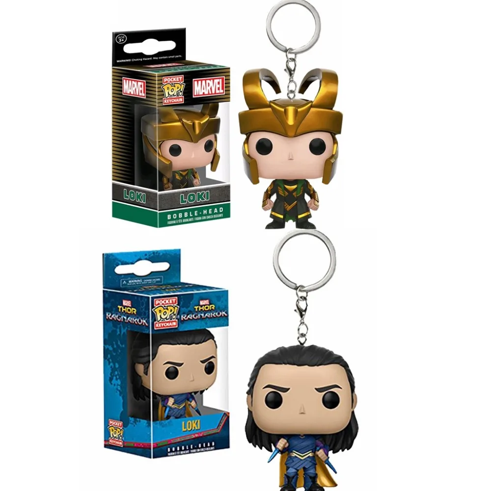 Funko Pop Карманный Брелок с героями Marvel Loki фигурка игрушки