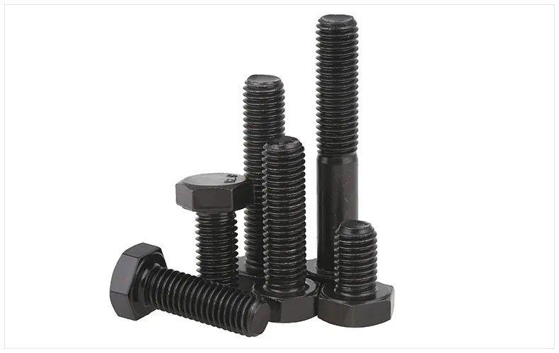 DIN933 de acero al carbono 12,9 tornillos pernos de alta resistencia M6 M8 M10 M12 tornillos externa hexagonal Tornillos 12,9 perno