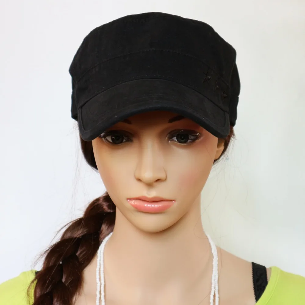 BooLawDee вышивка летняя хлопковая шляпа с полями человек регулируемый стопор snapback Повседневный стиль хаки Черный Армейский зеленый бежевый M566