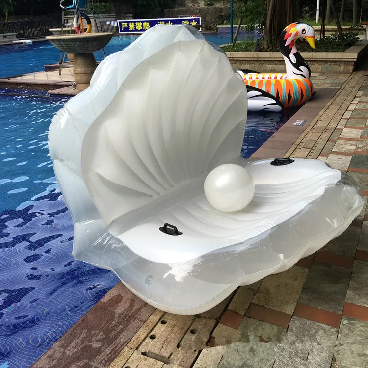 

Adult swimming ring pool vison water park party toys air Pearl shell para piscina float accessories tube rafting