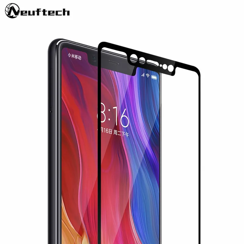 9h Tempered Glass Film For Xiaomi Mi 8 Screen Protector on for xiaomi A1 A2 5X 6X 5 6 se MIX 2 2S full cover | Мобильные телефоны и