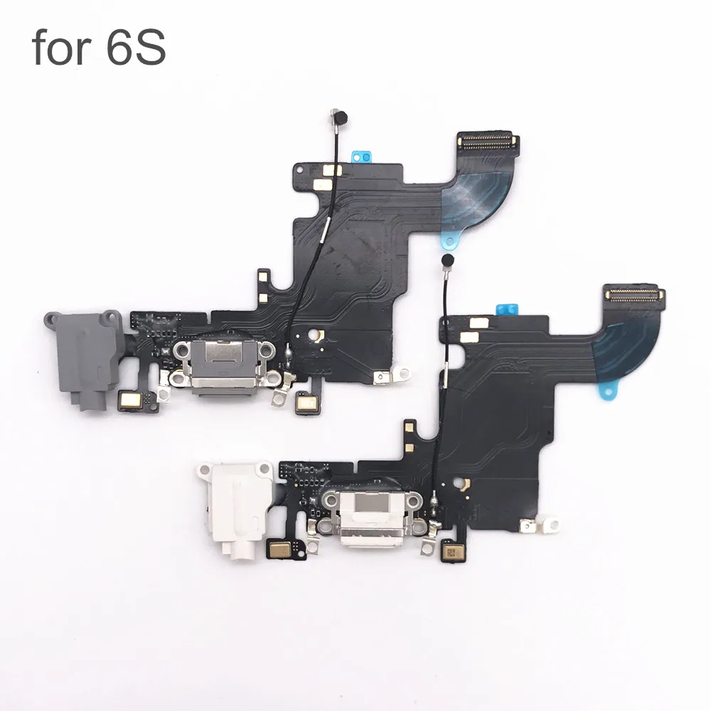 AYJ 10pcs USB Charger Dock Connector Headphone Audio Jack Parts for iPhone 6 6G 6Plus 5 5 6S 7 8 Plus Charging Port Flex Cable