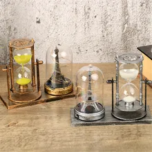 Vintage arena cristal LED torre de luz lámpara de mesa decoraciones del hogar adornos DAG-ship