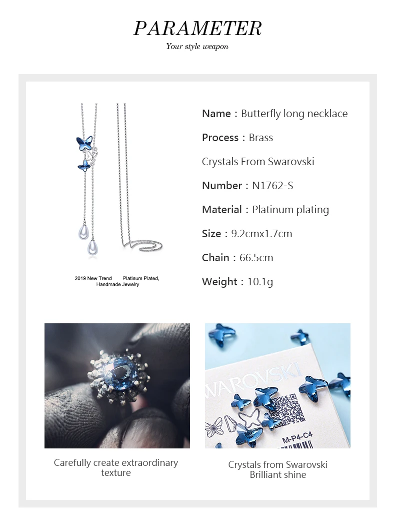 butterfly necklace crystal (3)