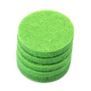 

100pcs Green Colors 22.3mm Round Essential Oils Diffuser Locket Pads Perfume Aroma Locket Replacement Pads
