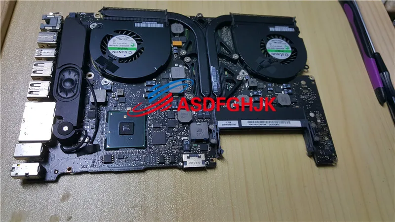 

FOR Apple FOR MacBook Pro Unibody 15" A1286 Logic Board 820-2850-A 2010 LAPTOP MOTHERBOARD WITH I5-540M CPU 100% TESED OK