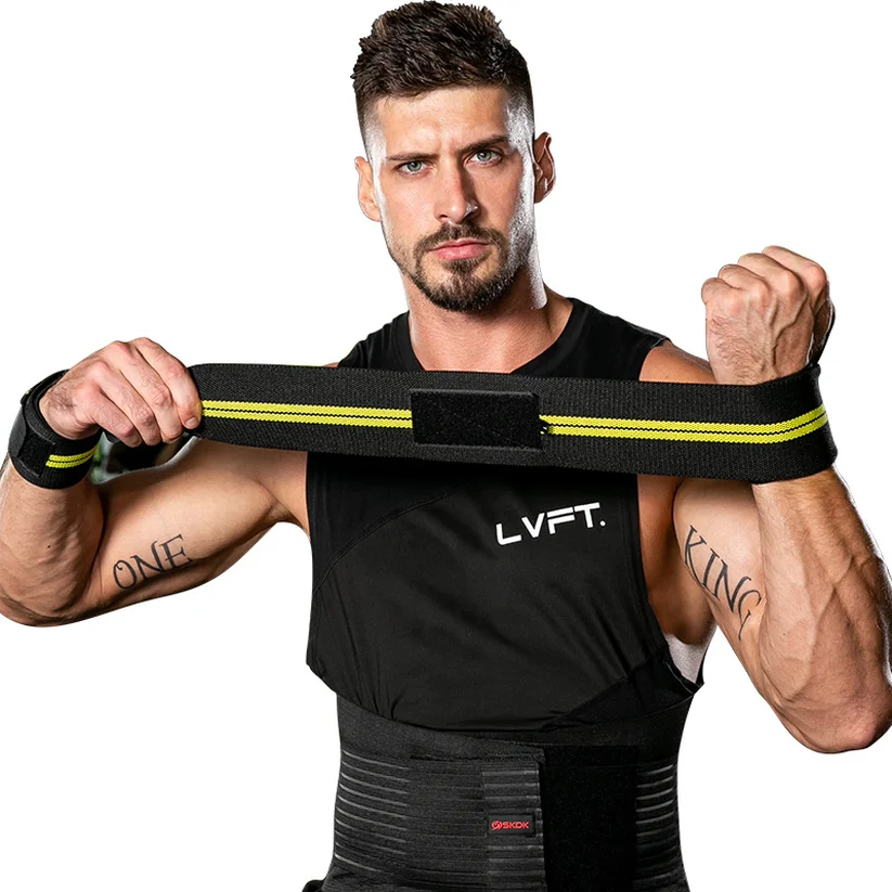 

Pressure Wrapped Wrist Sports Fitness Weightlifting Basketball Horizontal Bar Deadlift Anti-snoring Breathable Hand Power Belt
