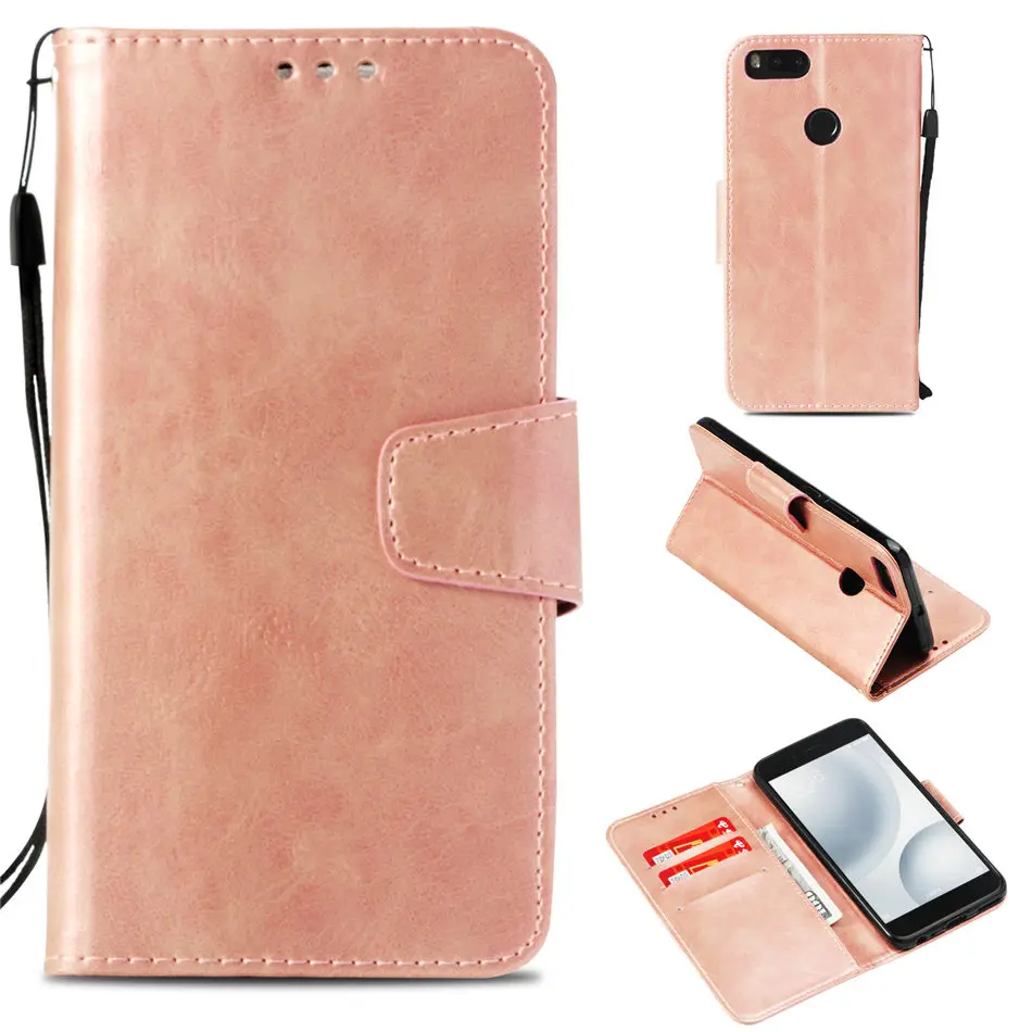 

Luxury Retro Leather Case For Fundas Xiaomi A1 5X Redmi 4A Note 4 4X 5A 5 Pro Cover Capa Wallet Stand Card Slot Case Coque P03G