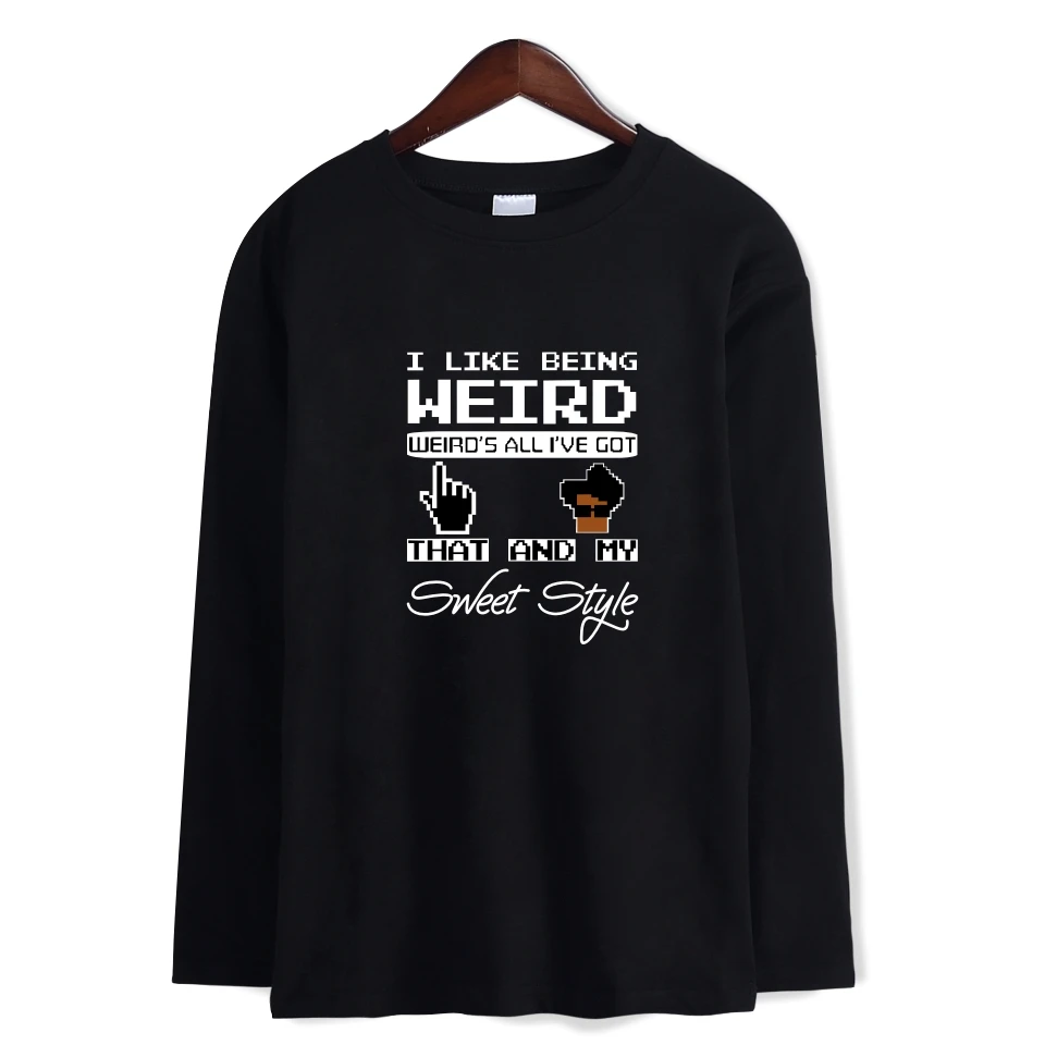 

The IT Crowd T-Shirts Cotton Men print funny Long TShirts long sleeve T Shirt men Streetwear Tee The IT Crowd