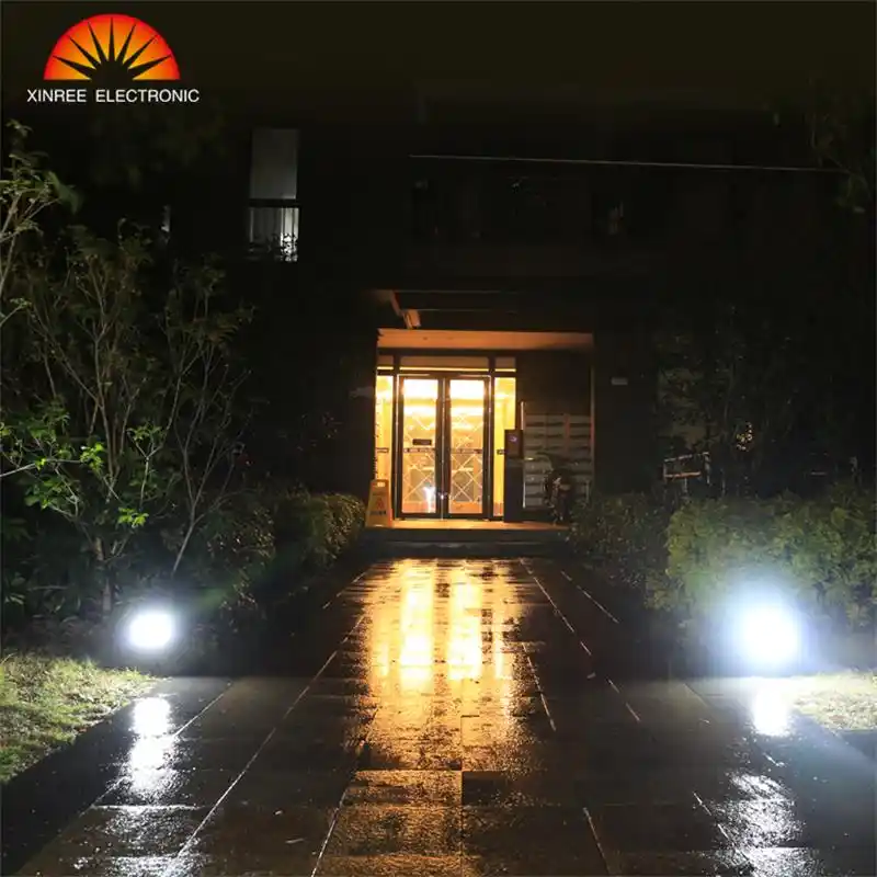 Xinree 48led Super Bright Solar Light Constant Flood Garden Wall Outdoor Lawn Lamp White Warm Ip65