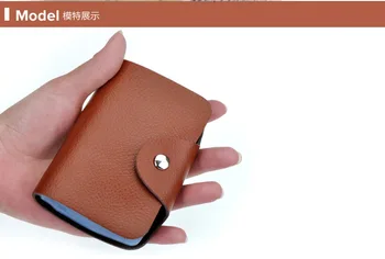 

Genuine Leather wallet men Small Mini Ultra-thin Compact wallet Handmade wallet Cowhide 26 Bits Card Holder Short Design