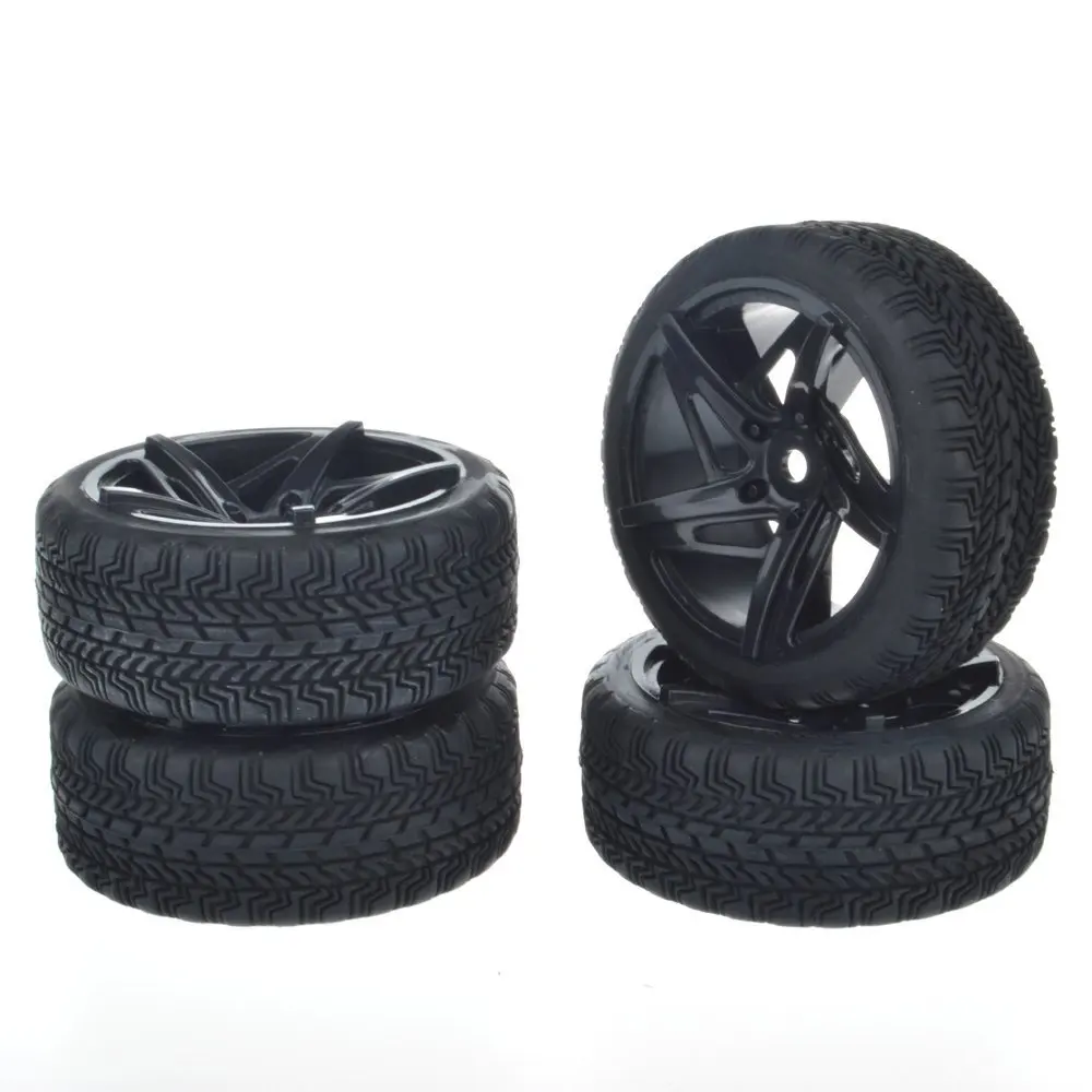 1/10 RC Резиновые шины 12 мм ступицы колесные диски для on road Touring Drift Rc Car|tires for rc|rubber