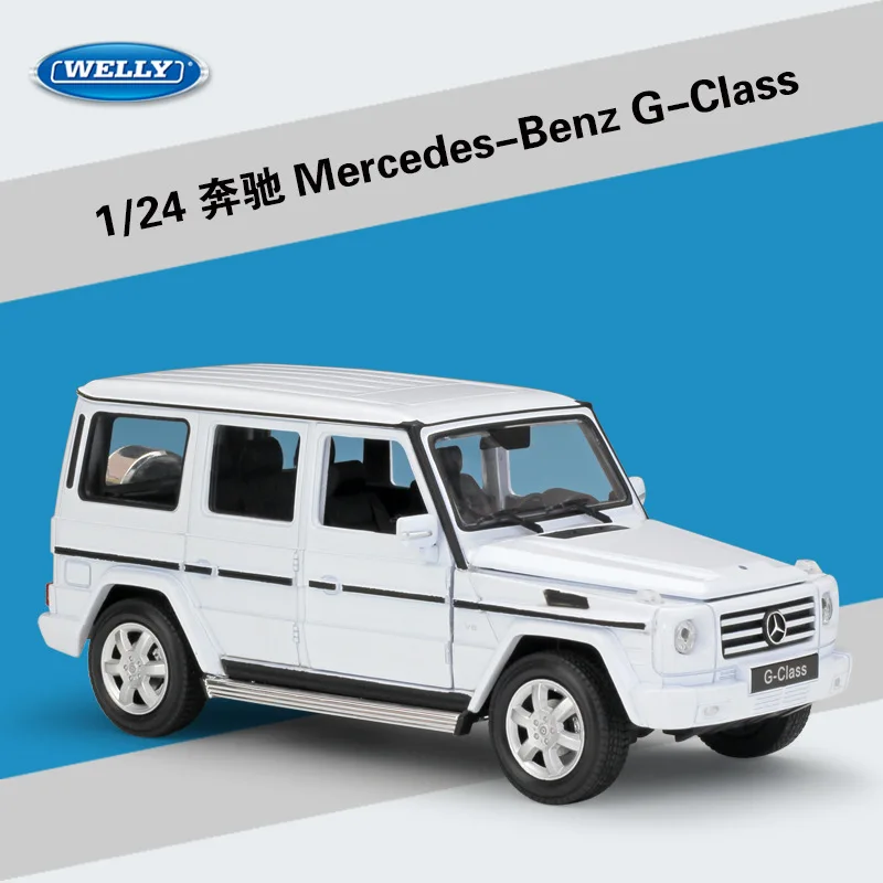 WELLY 1:24 моделирование внедорожника модель автомобиля игрушки для Benz G Class City