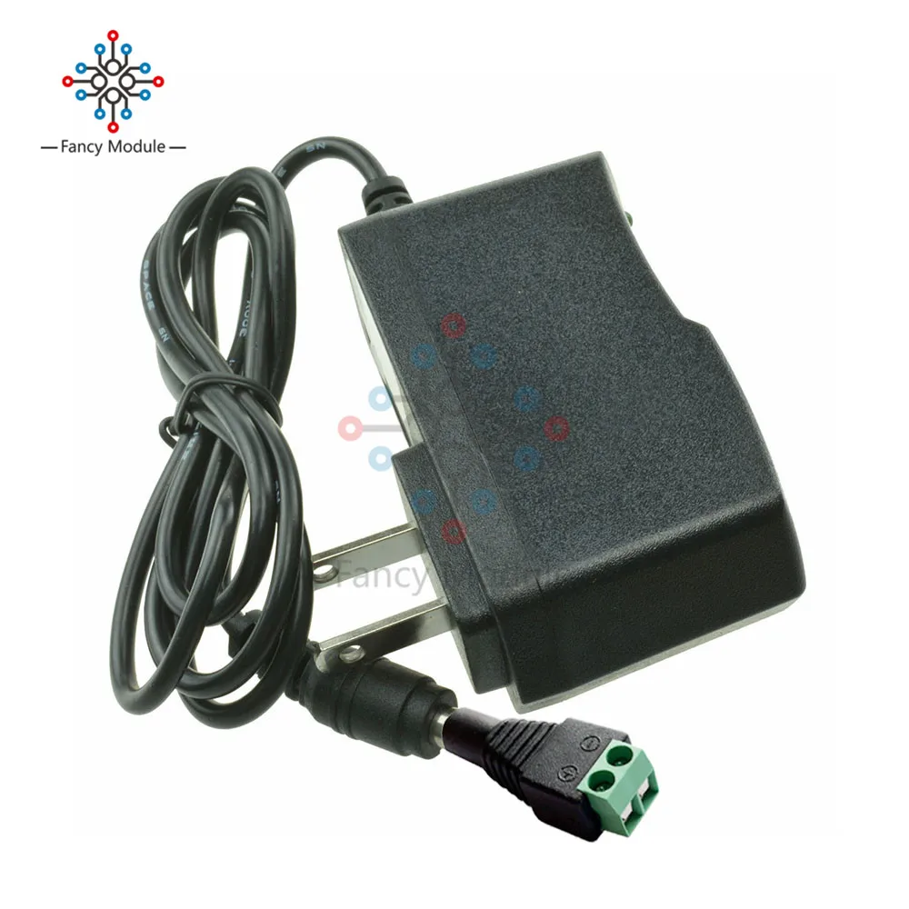 

100 -240V 0.5A to 12V 1A 5.5*2.1mm US Plug Power Adapter 2.1*5.5 mm DC Power Plug Jack Female Connector for LED Strip