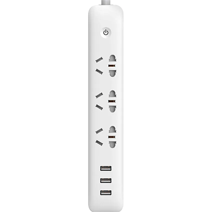 Xiaomi Qingmi Smart Power Strip 3 порта WiFi беспроводной пульт дистанционного управления 3USB 5 В/2A