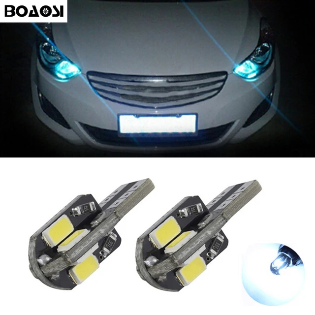 BOAOSI 2x T10 LED Error Free Eyebrow Eyelid Light Bulb For Hyundai solaris accent i30 ix35 i20
