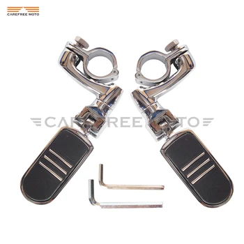 

Universal 1/4" 32mm Chrome Motorcycle Foot Pegs Footrests Foot Boards Case for Harley ETC HONDA YAMAHA SUZUKI KAWASAKI