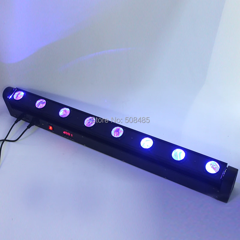 

3pcs stage light 8x12w beam RGBW Led Beam Bar Washer Light LED Beam Bar Moving Head Light DMX 512,9/38Channel DJ Show