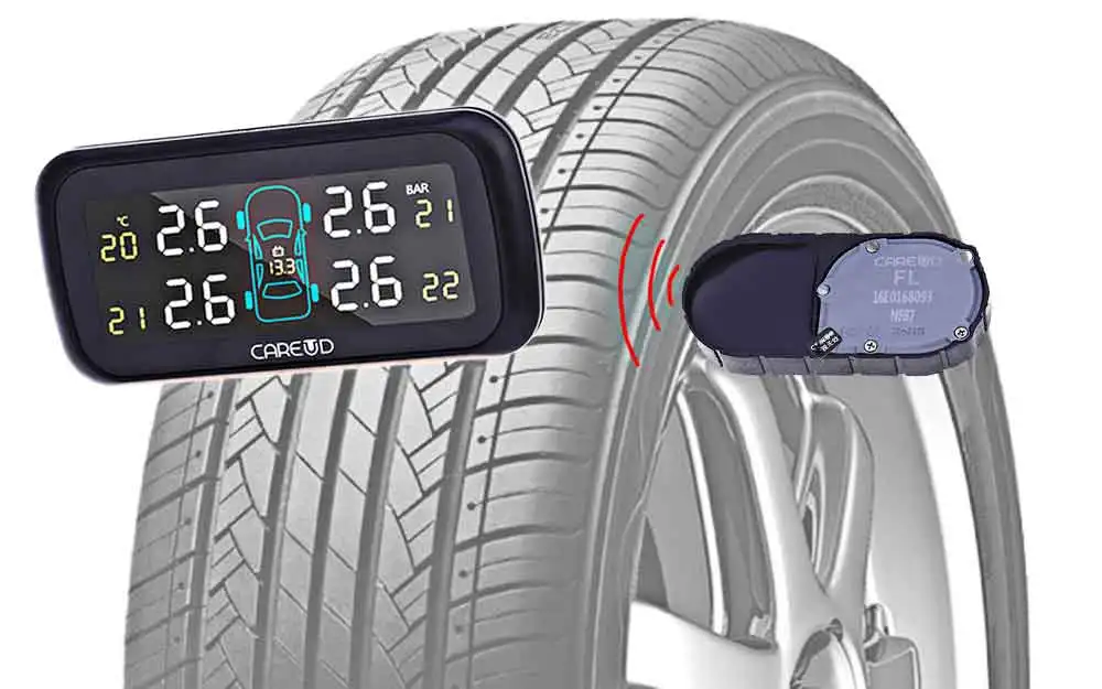 VicTsing U903 433.92MHz Wireless TPMS Tire Pressure Monitoring System 4 InternalExternal Sensors Tire Pressure Alarm Hot Sale   (6)