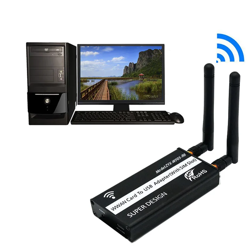 NGFF M.2 Schlüssel B Modul zu micro USB Adapter Mit SIM karte Slot für WWAN/LTE/4G modul