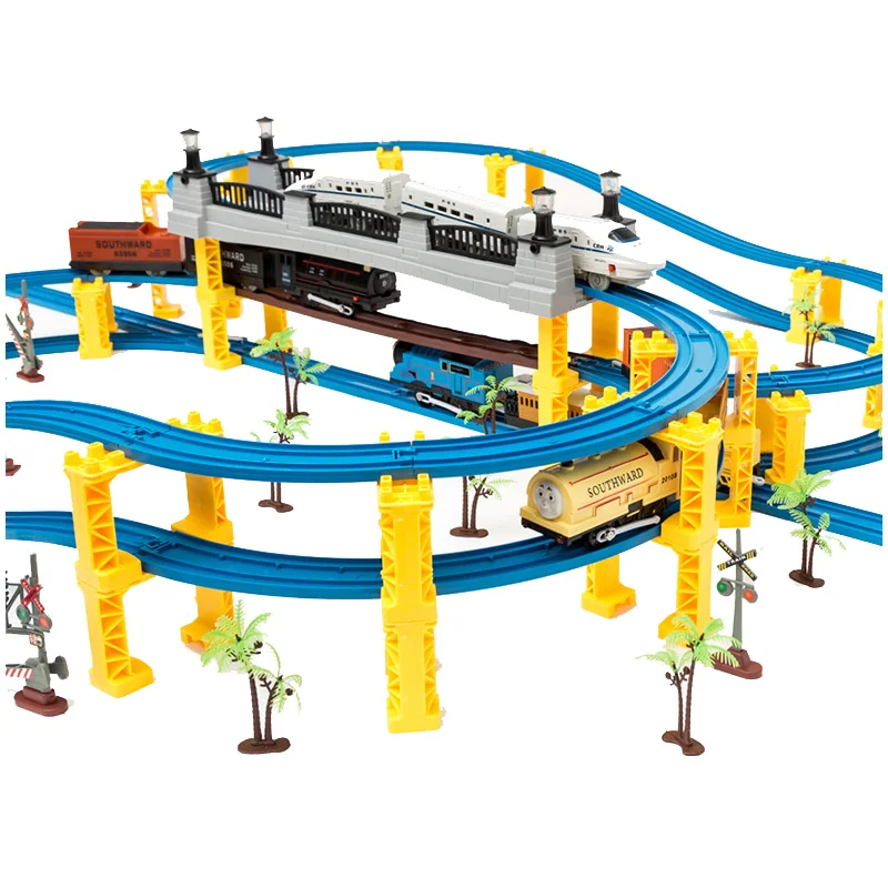 Diamond 3 Layers+4 Kinds Of Thomas Train Track Rail