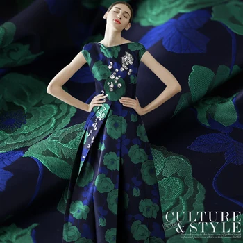 

The French imports FASHION stereo jacquard fabric for dress coat trousers patchwork tissu telas tecidos christmas fabrics tecido