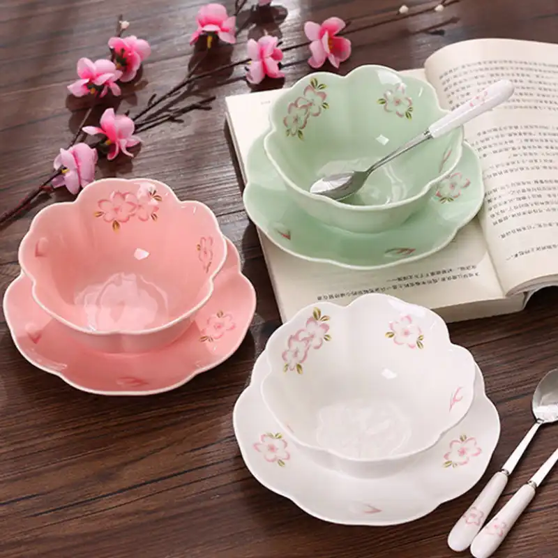 Japanese Cherry Blossom Cup And Saucer European Bone China Coffee Cup And Saucer Set Tea Cups And Saucers Japanese Tea Cup Lid Cups Saucers Aliexpress