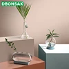 Vase Transparent à plantes hydroponiques, Vase à fleurs de Style nordique en verre, plantes pour Table, décoration de Table ► Photo 1/6