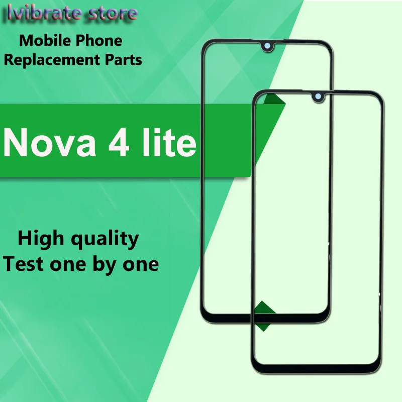Передняя внешняя стеклянная линза для Huawei Nova 4 lite сенсорная панель замена экрана