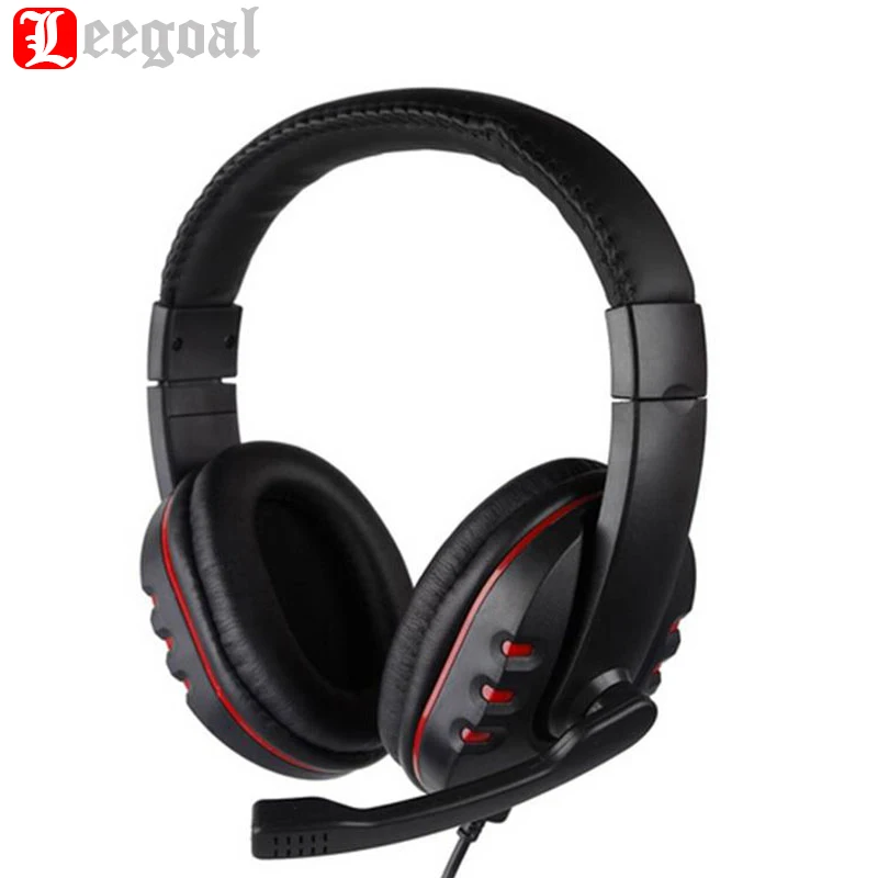 

Leegoal headphone Earphone Headset USB Wired Stereo Gaming Headphones with microphone USB for PS3 PS4 Sony playstation game pc