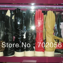 Очаровательные длинные детские кожаные оперные перчатки Вечерние перчатки кожаные перчатки женские супер высокое качество Смешанные 12 пар/лот#3340