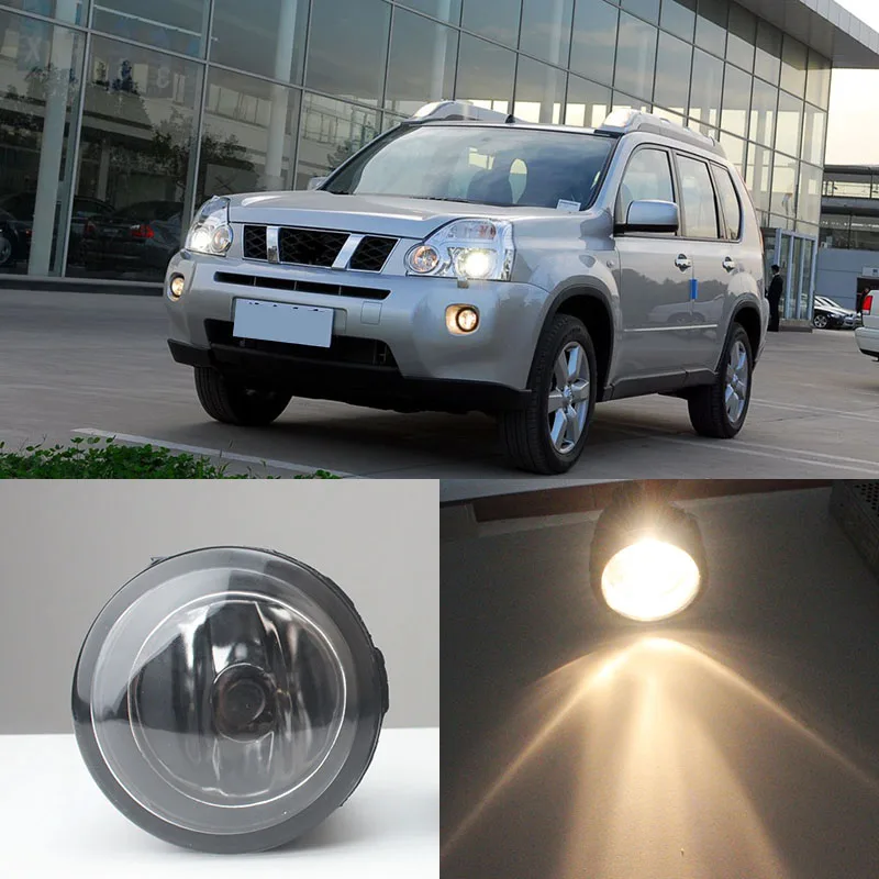 Fog lights For NISSAN X Trail T31 2007 2014 Closed Off Road Vehicle halogen font b