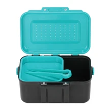 Прочный портативный многофункциональный земной червь рыболовные коробки/рыба Винтажная с высокой талией снасти талии рыболовные снасти коробки рыболовные аксессуары