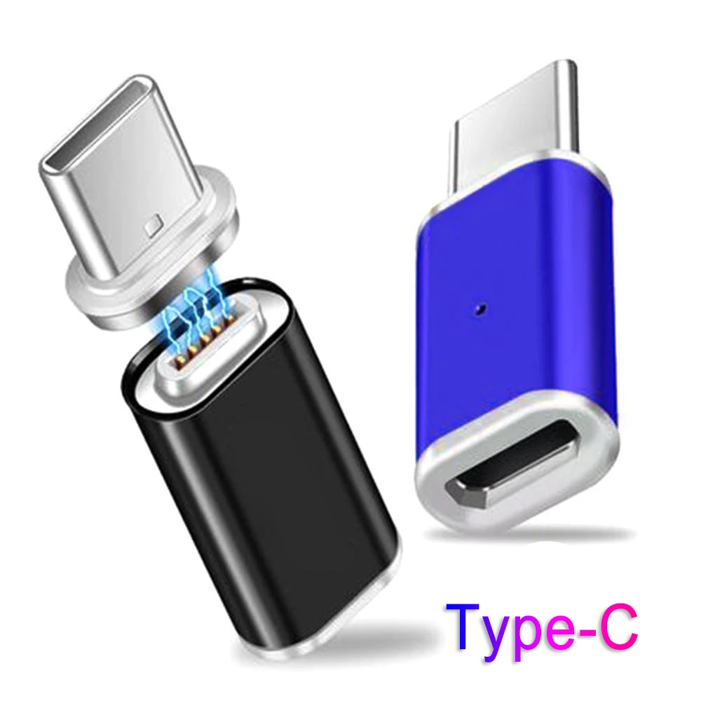 Магнитный USB Type C кабель для быстрой зарядки к магнитному адаптеру Macbook Samsung s8 s9 Plus 5