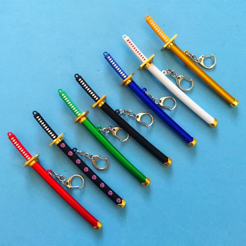 

500pcs 15cm Exquisite Mini Weapons Model Sheathed Knife Clasp Japanese Samurai Sword Keychain Keychain Anime Props Pendant
