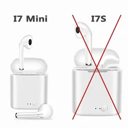 Настоящие i7 Мини Bluetooth 5,0 TWS маленькие Беспроводные наушники с зарядной коробкой стерео i7s наушники для Apple Airpod i10 i11