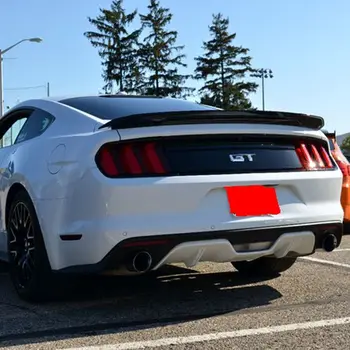 

ABS Spoiler For Ford Mustang 2015 2016 2017 2018 primer color rear trumk lip wing