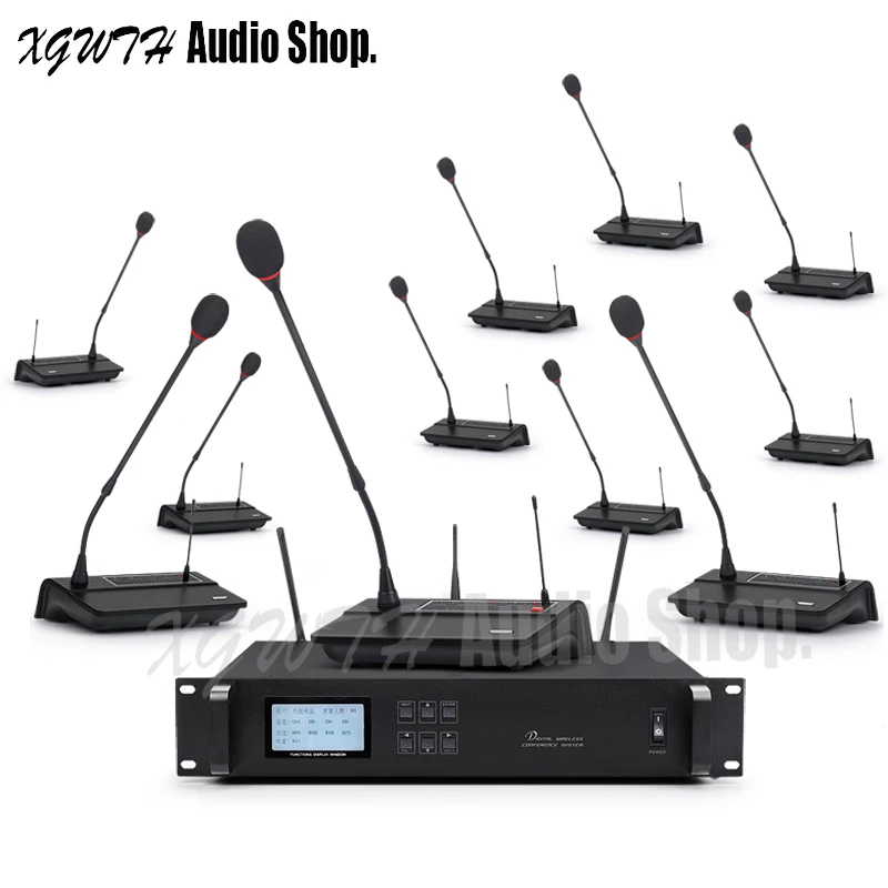 1 Chairman 11 Delegate Unit Digital Wireless Meeting Room Conference