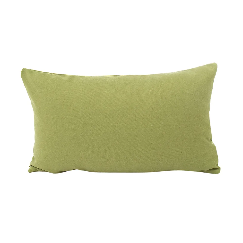 1 шт. 30 см* 50 см, прямоугольные наволочки из полиэстера и хлопка, цветные постельные принадлежности в клетку, подушка, зеленая наволочка для одного сна - Color: C