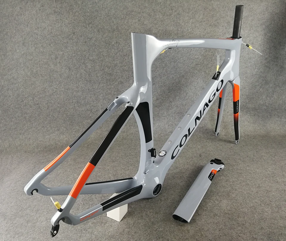 Одежда высшего качества Colnago Concept набор углеродных дорожных Рам ободной тормоз