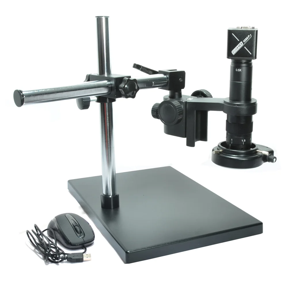 1080P VGA Full HD USB Industry Video Microscope Camera Kit+Universal
