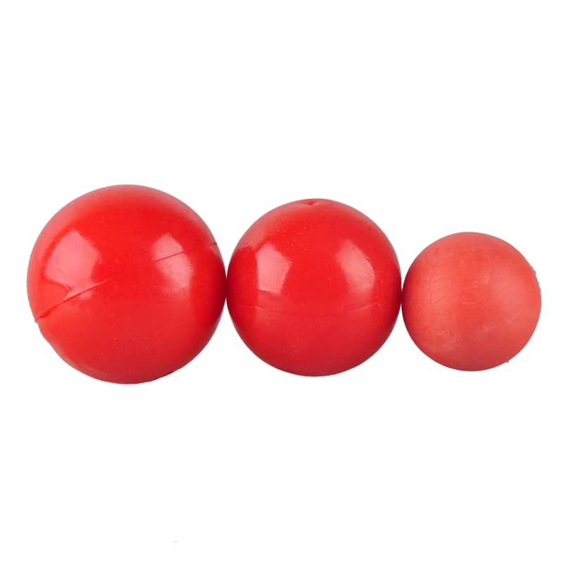 

L Size Red Pet Toy Solid Rubber Elastic Dog Ball Toys Bite Resistant Durable Animal Pets Training Toys Supplies For Big Dogs