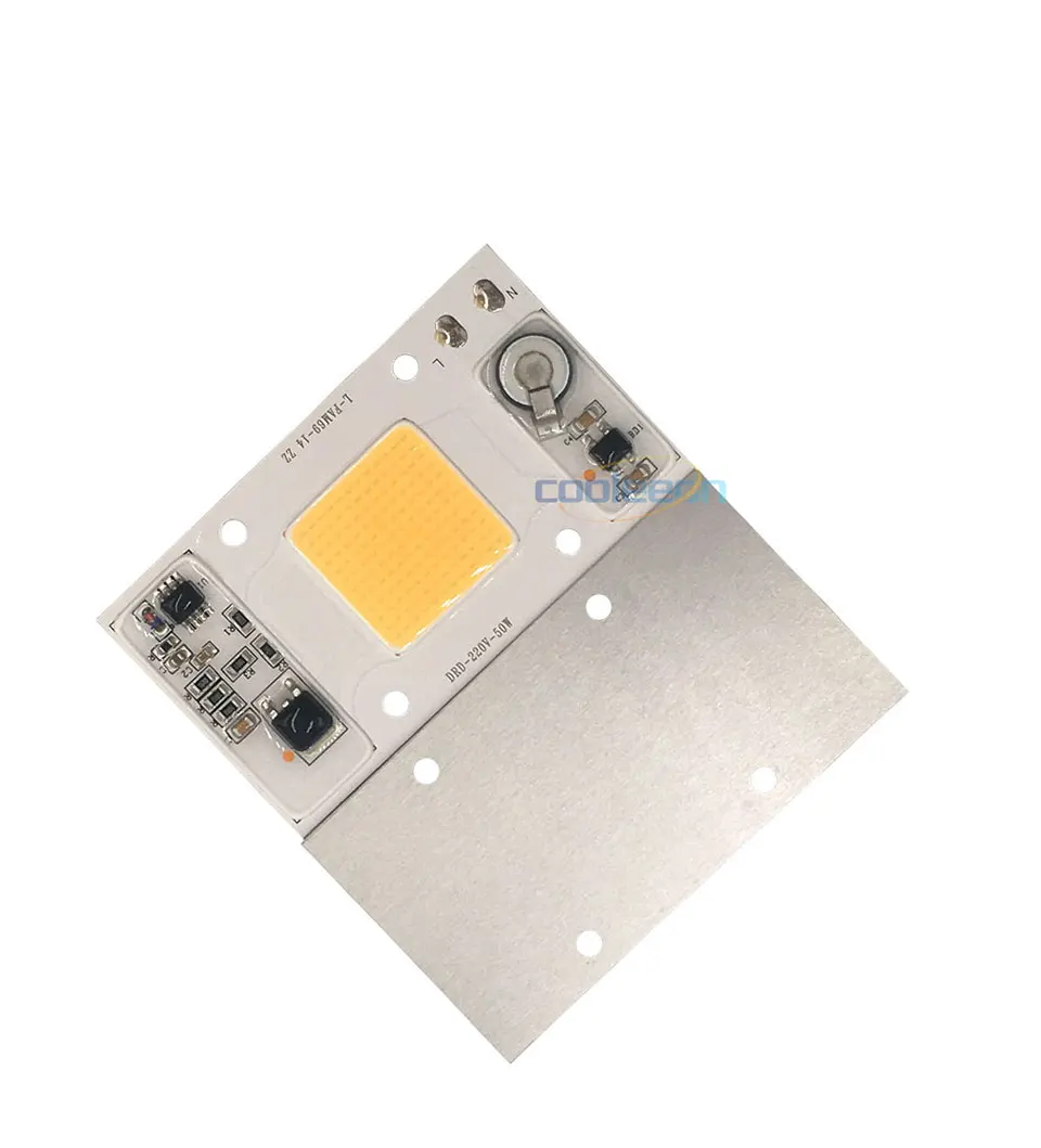 Full Spectrum COB LED Lamp 50W 95% RA 220V AC COB Chip Smart IC for Plant Frow Lights Floodlight Lighting Source Warm Cold White (2)