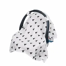 Безопасность мультфильм Марля Новорожденный ребенок уход полотенце коляска Солнцезащитная крышка