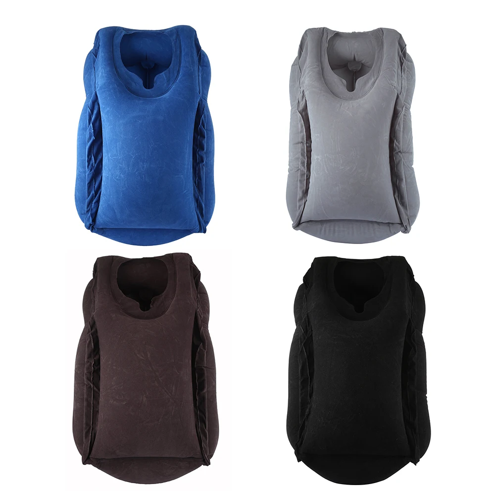 Travel Pillow Inflatable Pillows Car Air Pillow Soft Cushion Trip