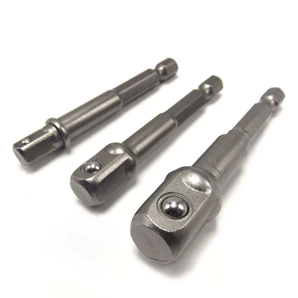 8Pcs / Set Cr-V Receptacle Adapter Connector 1/4 Hex Screwdriver Connecting Rod Sleeve Batch Convertible Joints 8Pcs / Set Cr-V Receptacle Adapter Connector 1/4 Hex Screwdriver Connecting Rod Sleeve Batch Convertible Joints