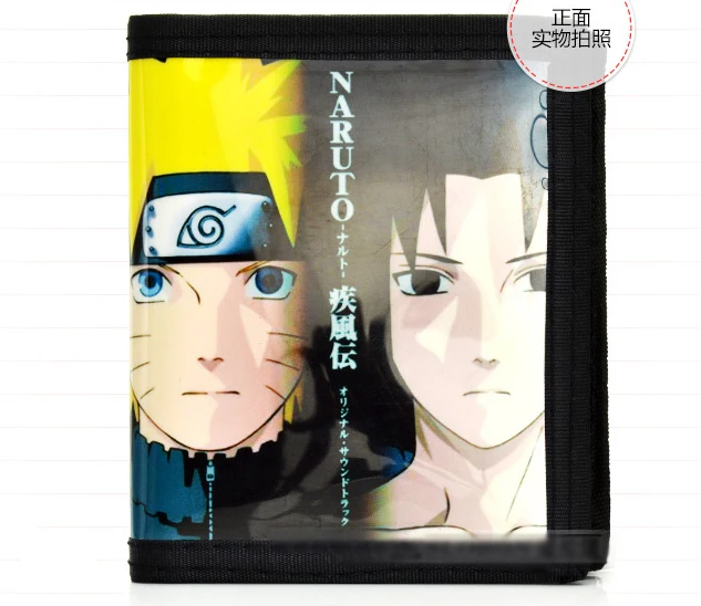 

PVC printing & polyester folding purse/wallet of Naruto shippuden Uzumaki&uchiha sasuke